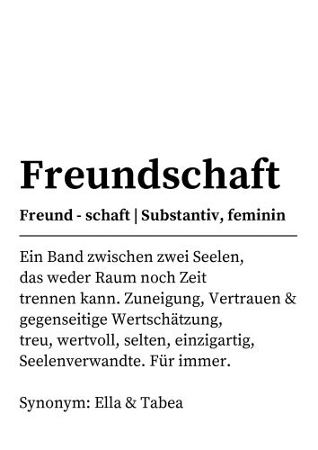 synonym freundschaft